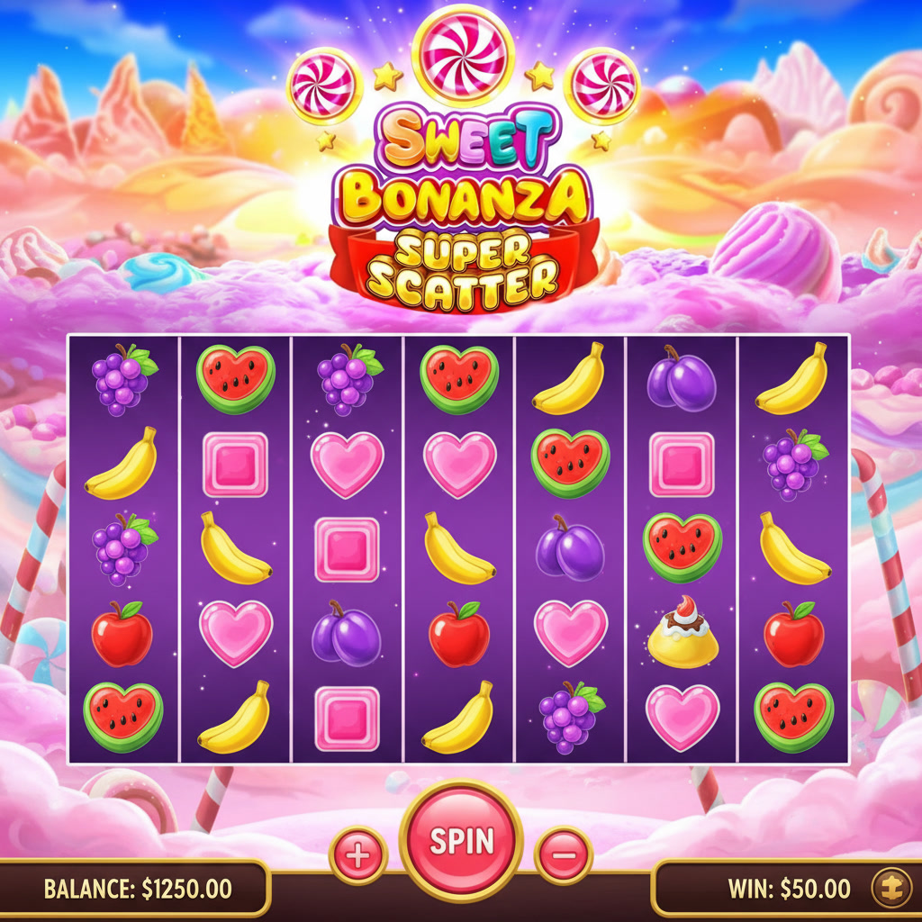 simbol permen di slot Sweet Bonanza